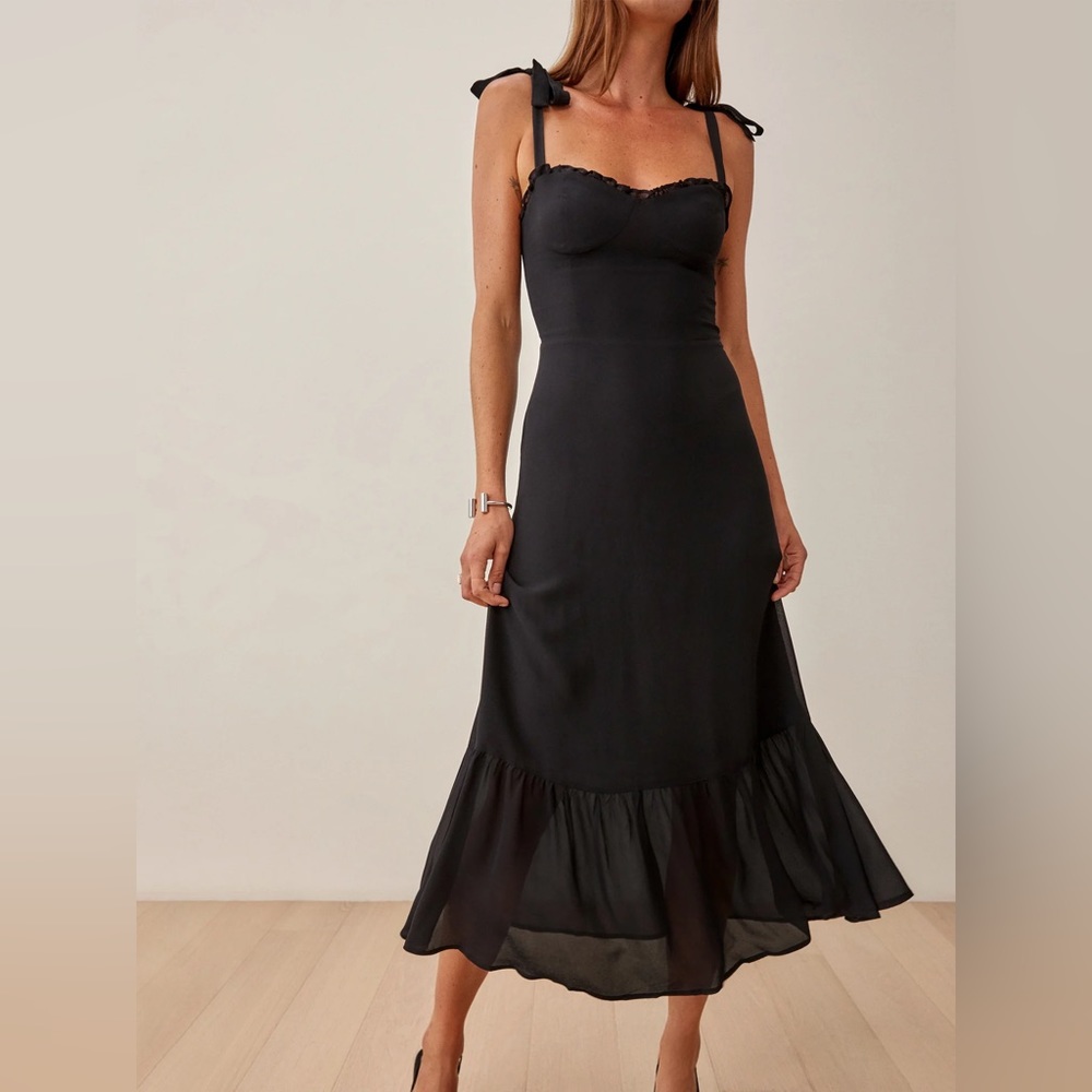 Reformation Nikita Dress (Black)